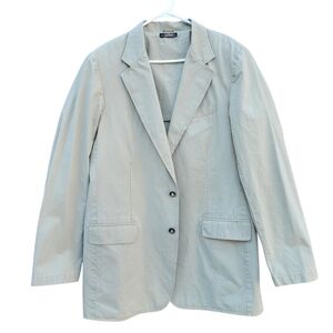 L.L. Bean Men’s Khaki Cotton Chino Blazer Sport Coat - Size 42 Tall